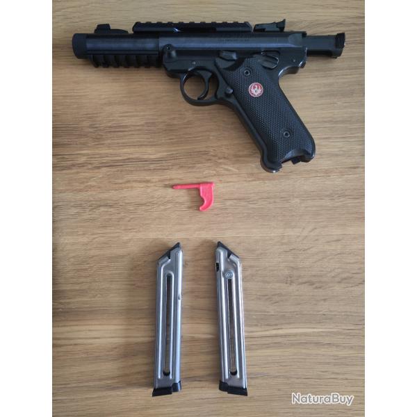 Pistolet RUGER MARK IV Tactical 4.4" calibre 22 Lr