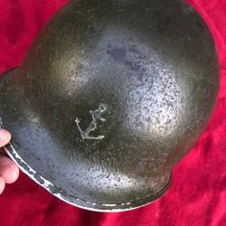 BEAU CASQUE US WW2 ARMEE DE LIBERATION
