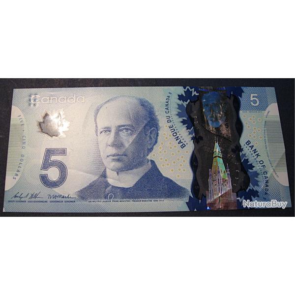Canada billet de 5 dollars (W.Laurier) ttb+