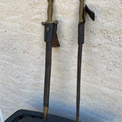 Gl&egrave;ve de pompier  avec foureau