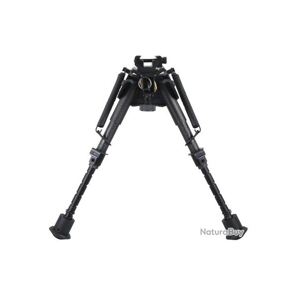 Bipied Dakota System Carbone Taille 6"-9" + attache picatinny