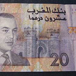 Maroc, billet de 20 dirham Mohamed VI sup