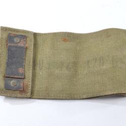Porte bande AA52 Arm&eacute;e Fran&ccedil;aise, pochette / etui &agrave; douilles mitrailleuse surplus &eacute;quipement