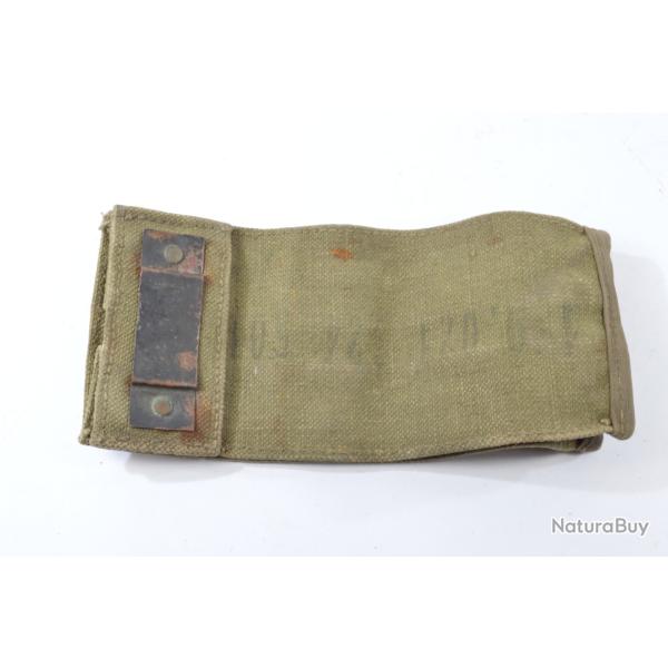 Porte bande AA52 Arm�e Fran�aise, pochette / etui � douilles mitrailleuse surplus �quipement