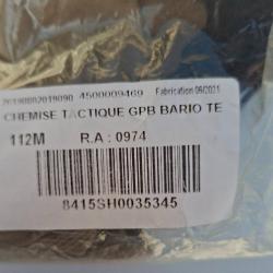 UBAS CHEMISE TACTIQUE