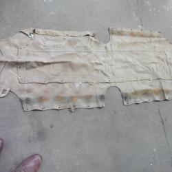 Jol99 - Ancienne toile de lit de camps pliant pour lit Picot de l'Arm&eacute;e Fran&ccedil;aise