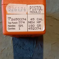 Moule &agrave; balle calibre 45, une  cavit&eacute; Lyman 452374 CV