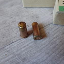 Boite + 20 cartouches calibre 7,5mm, &agrave; blanc, pour revolver 1882 ou 82/29