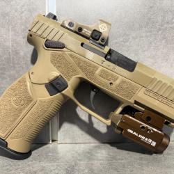"NOUVEAUT&Eacute; 2026" PACK FNH Hiper FDE Cal 9 mm Para + Point rouge SIGHTMARK + Lampe + Laser OLIGHT