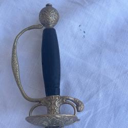 Ep&eacute;e de cour XVIII&eacute;
