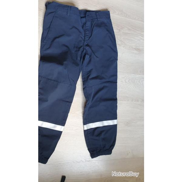 pantalon pompier non feu Aramide / Viscose 40 de tour de taille