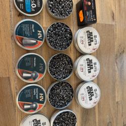 Lot plombs 4.5 jts h&n jsb noir norica