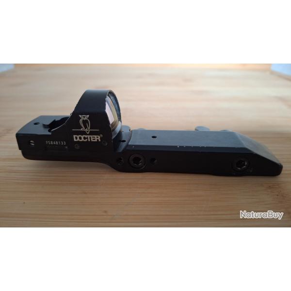 Point rouge Docter Sight II et montage basculant Makuick - Prisme 12mm