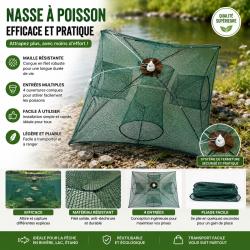 Nasse &agrave; Poissons Pliable - 4 Entr&eacute;es