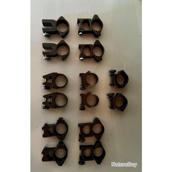 Lot de supports lunette
