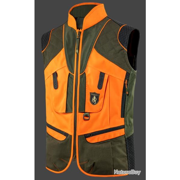 Gilet de chasse TRABALDO driver h.v. 2.0 orange