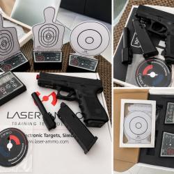 Glock 19 Laser ammo laser IR , En excellent &eacute;tat, quasi pas servi Avec bo&icirc;te d'origine