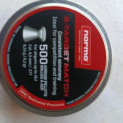 10 bo&icirc;tes neuves Norma S-Target Match 4,5mm