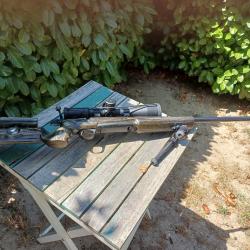 Pack Carabine BROWNING X-Bolt Varmint, calibre 6.5x55 SE+lunette ARKEN EP-5+BIPIED