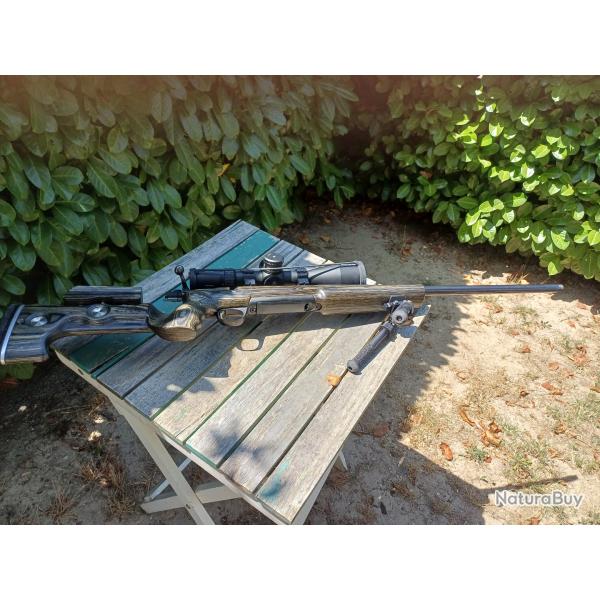 Pack Carabine BROWNING X-Bolt Varmint, calibre 6.5x55 SE+lunette ARKEN EP-5+BIPIED
