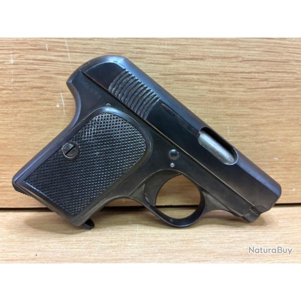 Pistolet REX Bayonne avec pochette cuir et 3 chargeurs � 1� sans prix de r�serve !