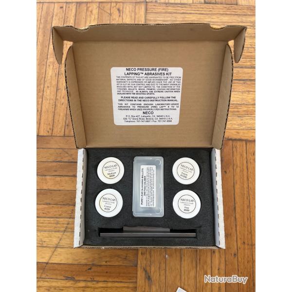 NECO Fire Lapping - Kit abrasifs rodage de canon 7mm/.284 - pots entam�s