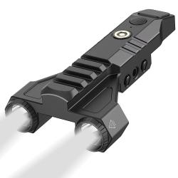 1� sans prix de r&eacute;serve - Lampe tactique puissante Darkfang 9058 &agrave; double faisceau