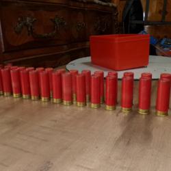 LOT de 38 CARTOUCHES CAL.16/60