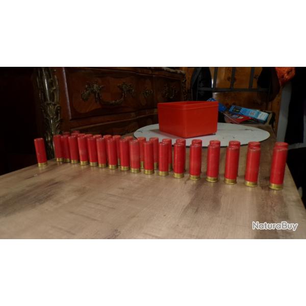 LOT de 38 CARTOUCHES CAL.16/60