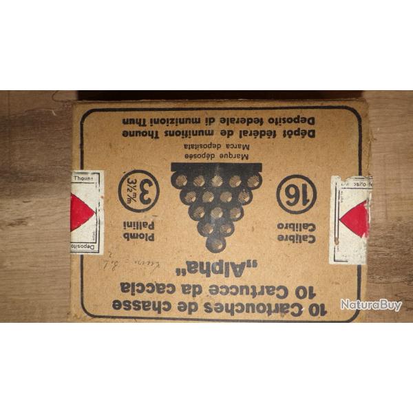 LOT de 3 BOITES de CARTOUCHES ANCIENNES "SINOXID"