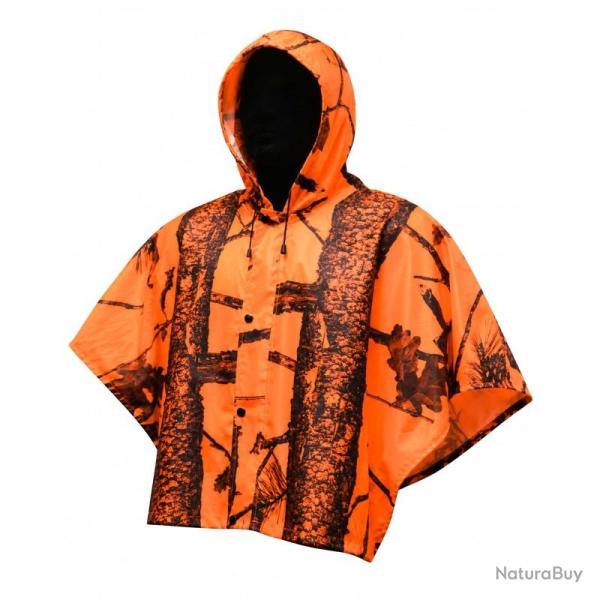 P�lerine De Pluie Camo Orange Treeland - Somlys