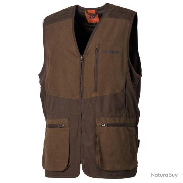 Gilet Bicolore Marron Taille 3XL - SOMLYS