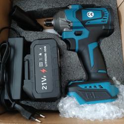 Cl&eacute; &agrave; chocs neuve sans fil moteur Brushless 1200 Nm 1/2 pouce, compatible batterie Makita 18V