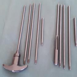 Baguette de nettoyage en double KLEEN BORE Pour Carabines , Armes de Poing.
