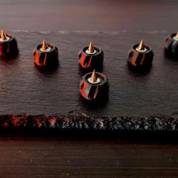 LOT DE 6 SLUGS CAL.50 PIQUES POUR ARMES CO2