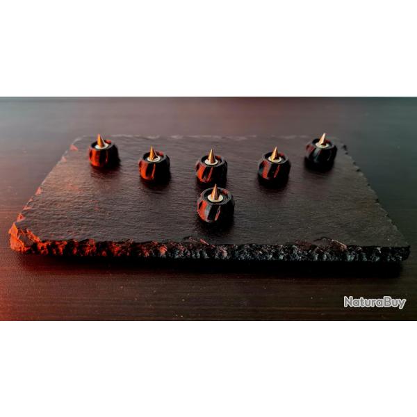 LOT DE 6 SLUGS CAL.50 PIQUES POUR ARMES CO2