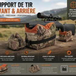 Support de tir avant et arri&egrave;re 1 - Stable, pratique et robuste