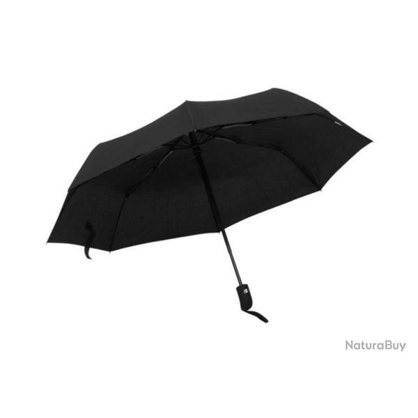 Parapluie pliable automatique tissu noir 95 cm r�sistant � l'eau compact