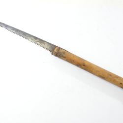 Ancien couteau Scie de m&eacute;tier, jardinier, vigneron, arboriculteur. Prudhomme Thiers 19e Si&egrave;cle