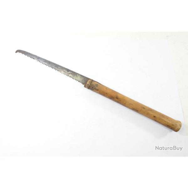 Ancien couteau Scie de m�tier, jardinier, vigneron, arboriculteur. Prudhomme Thiers 19e Si�cle