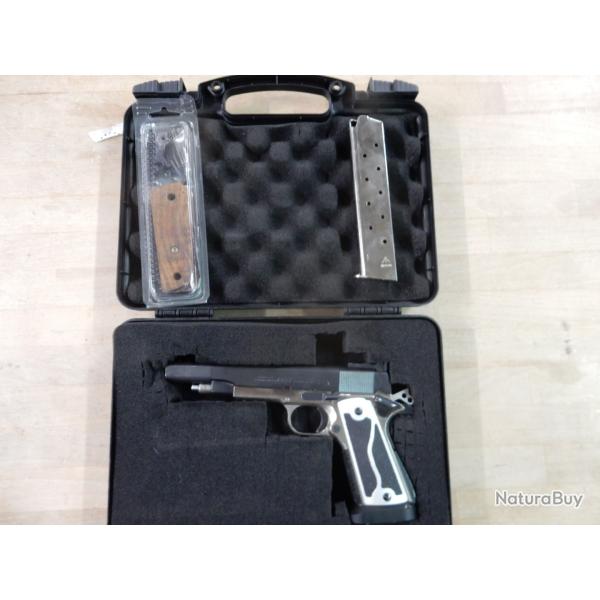 PISTOLET COLT 1911 COMBAT COMMANDER CAL 45 AUTO + PLAQUETTES D'ORIGINE OCCASION BON ETAT