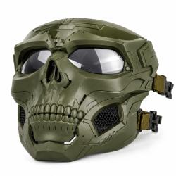 Masque tactique airsoft int&eacute;gral t&ecirc;te de mort - Fibre de nylon