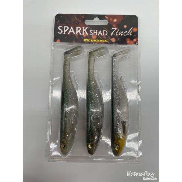 Op� 1 euro Leurre souple megabass spark Shad 7" lot 14
