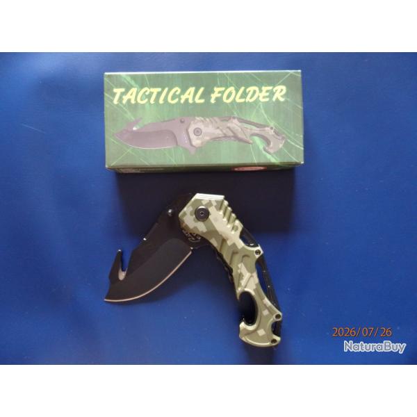 couteau pliant ridge edge tactical folder camouflage