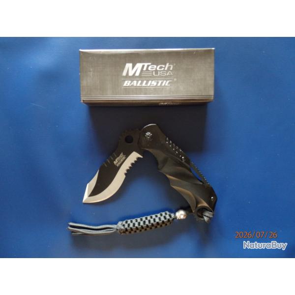 couteau pliant de marque stainless Mteck ballistic