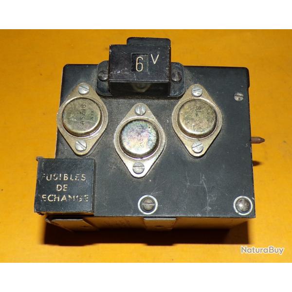 RADIO : ALIMENTATION NON TESTE TRANSISTORISEE POUR BC659 , FABRICATION FRANCAISE  ,RADIOAMATEUR ,  E