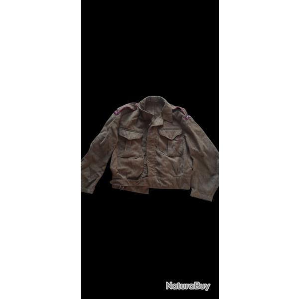 Battle Dress britannique WW2 "2nd S.A.S." - Seconde Guerre mondiale - Dans son jusFaire offre