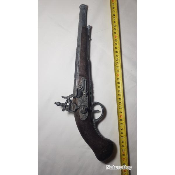 Reproduction Pistolet � Silex Pirate XIXe/XXe  - Bois & M�tal -