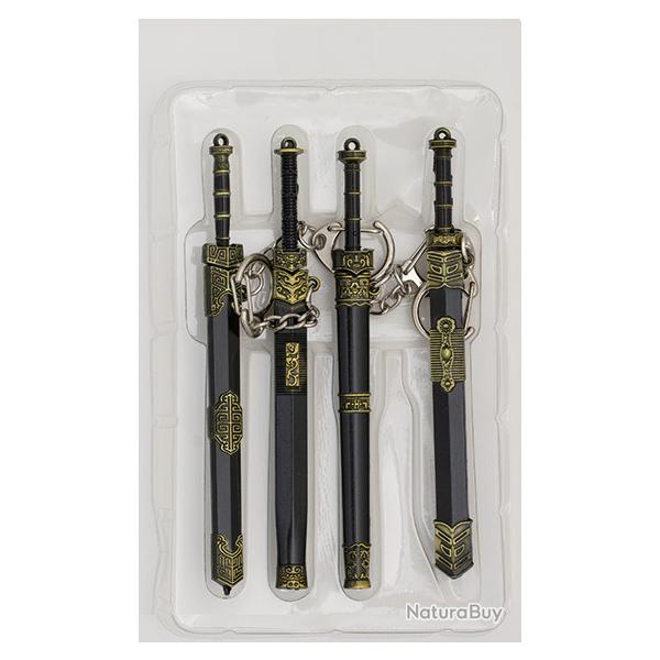 Lot de 4  Porte cl�s  �p�e