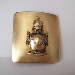 militaria boucle de ceinturon laiton troupes a pied g&eacute;nie 2&egrave;me empire 3&egrave;me r&eacute;publique